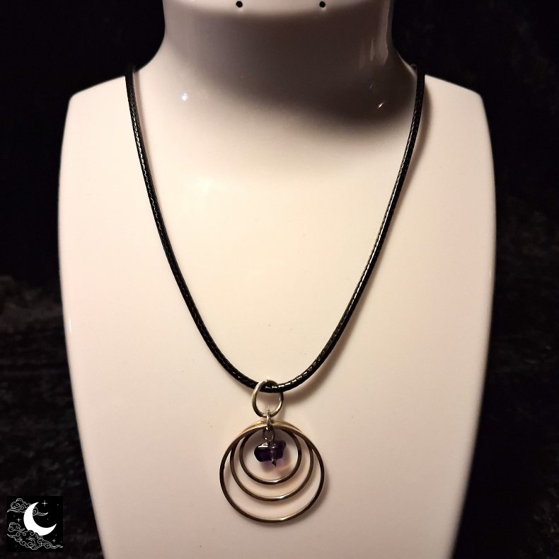Luna Cult Halsk�de - Ringe m. Ametyst