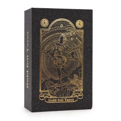 Gold Foil Tarotkort S�t m. Guidebog