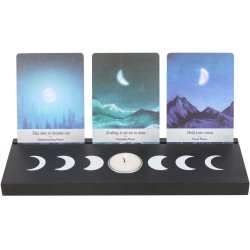 Triple Tarotkort Holder til Fyrfadslys