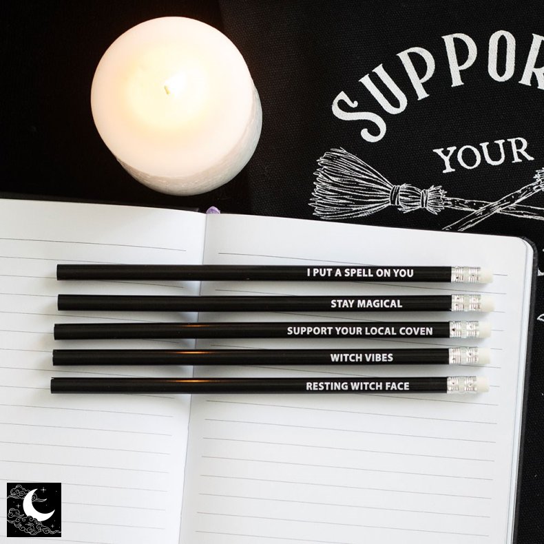 "The Coven Club" Blyanter 5 stk.