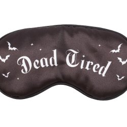 "Dead Tired" Satin Sovemaske