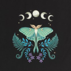 "Luna Moth" Mulepose
