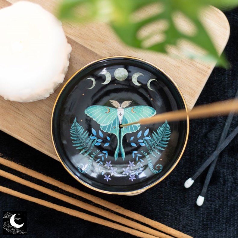 "Luna Moth" Keramisk Holder til R�gelse