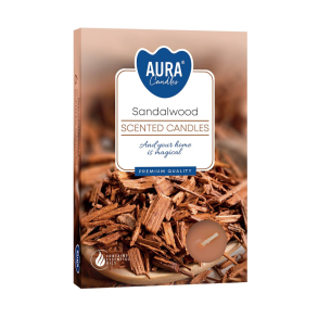 Fyrfadslys med Duft - Sandalwood