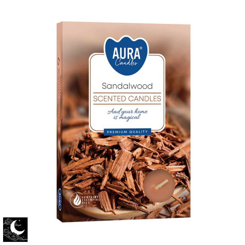 Fyrfadslys med Duft - Sandalwood