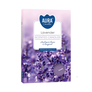 Fyrfadslys med Duft - Lavender