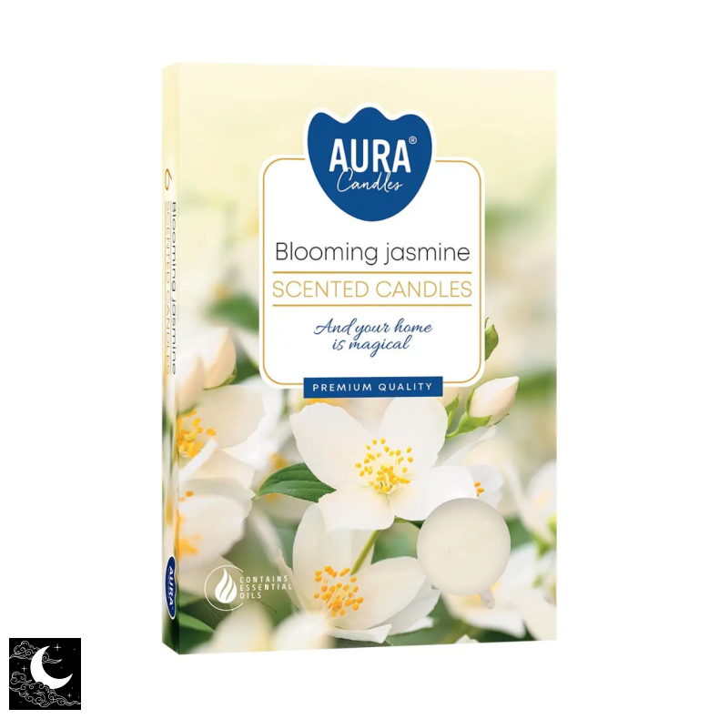 Fyrfaldslys med Duft - Jasmine