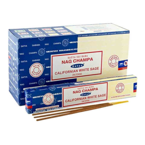 Satya R�gelselspinde - Nag Champa + White Sage
