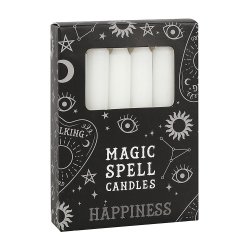 "Magic Spell Candles" Hvid