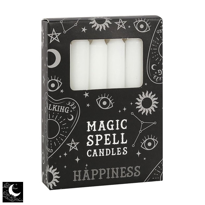 "Magic Spell Candles" Hvid