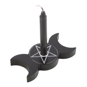 Triple Moon Spell Candle Holder