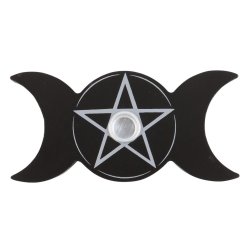 Triple Moon Spell Candle Holder