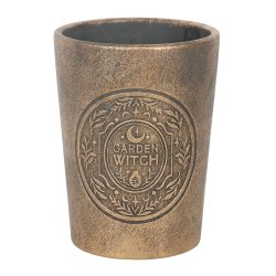 "Garden Witch" Terrakotta Plantepotte