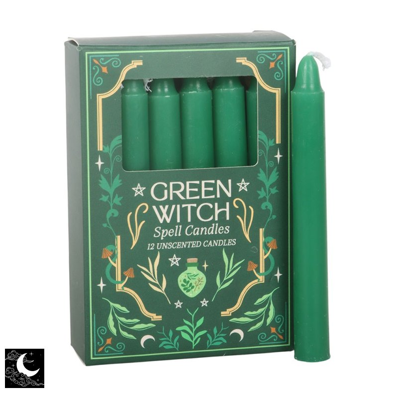 "Green Witch" Spell Candles