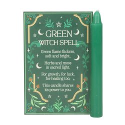 "Green Witch" Spell Candles