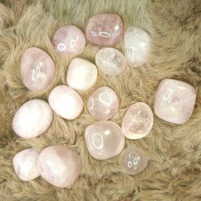 Rosa Kvarts Lommesten