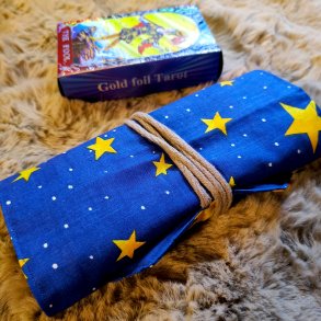 Luna Cult Tarotkort Pung - Bl� m. Stjerner 