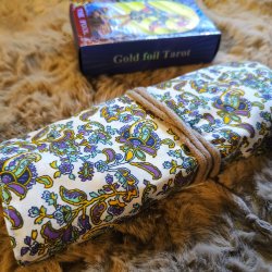 Luna Cult Tarotkort Pung - Hvid m. M�nster