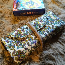 Luna Cult Tarotkort Pung - Hvid m. M�nster