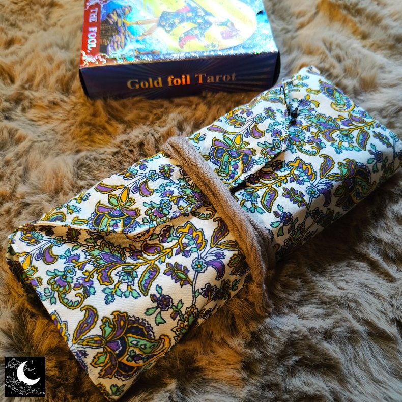 Luna Cult Tarotkort Pung - Hvid m. M�nster