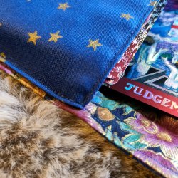 Luna Cult Tarotkort Pung - Bl� m. Stjerner/blomster
