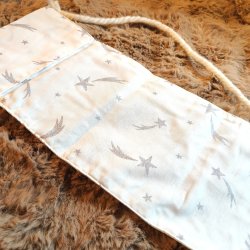 Luna Cult Tarotkort Pung - Hvid m. Stjerneskud