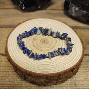 Lapis Lazuli Chip Armb�nd