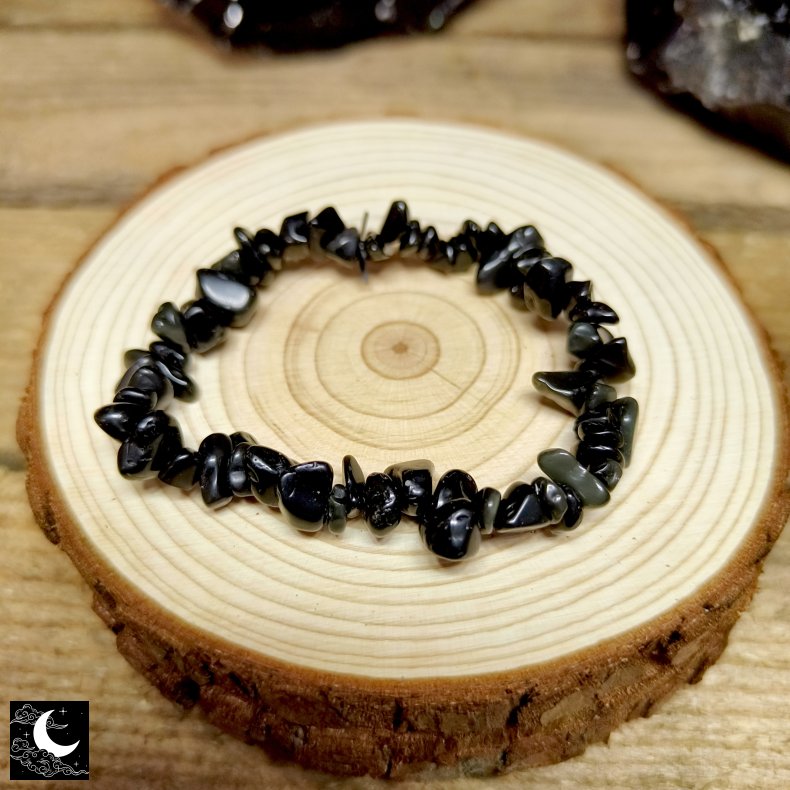 Obsidian Chip Armb�nd