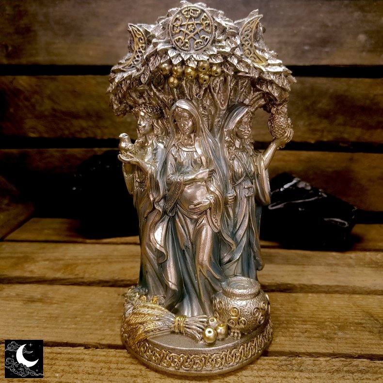 Triple Goddess Gudinde Statue