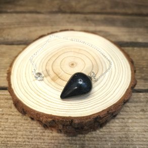 Obsidian Drop Pendul 