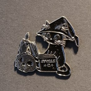 Emalje Pin Hekse-Kat