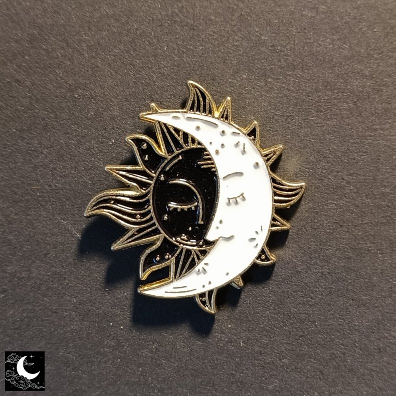 Emalje Pin Sol &amp; M�ne 