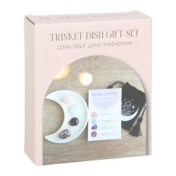 "Love/Self-Love/Friendship" Krystal S�t m. Trinket Dish