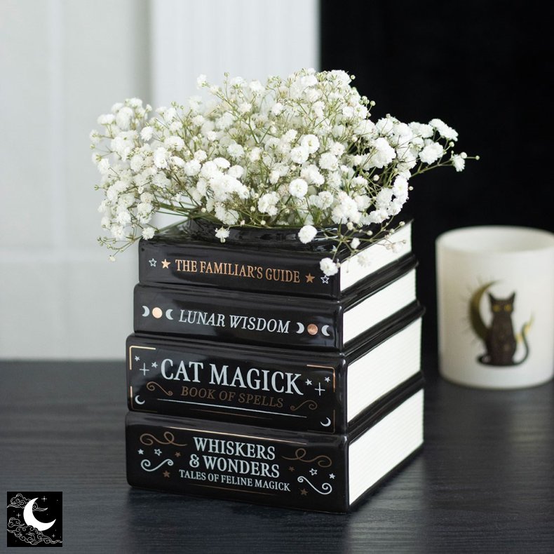 "Cat Magick" Bogformet Vase