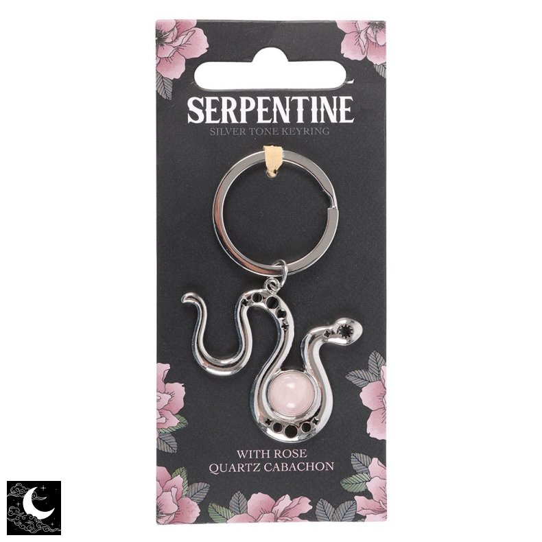 Rosa Kvarts Slange N�glering