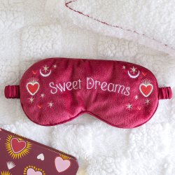 "Sweet Dreams" Satin Sovemaske