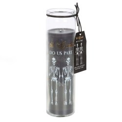 "Till Death Do Us Part" Amber Noir Duftlys i Glas