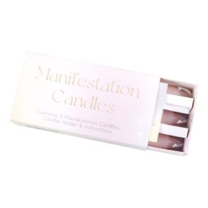 Manifestation Spell Candles - �ske med 3 stk.