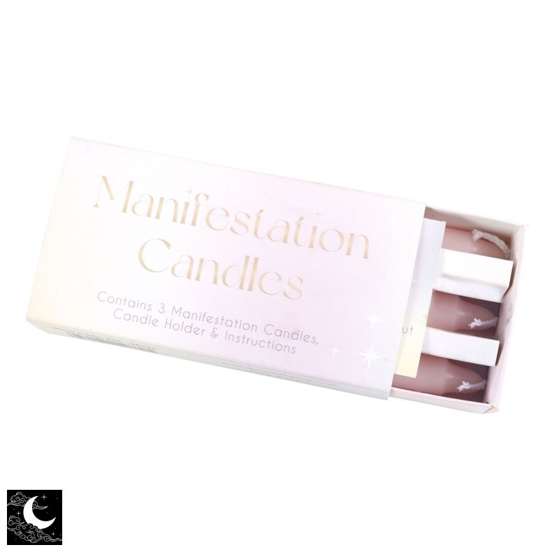 Manifestation Spell Candles - �ske med 3 stk.