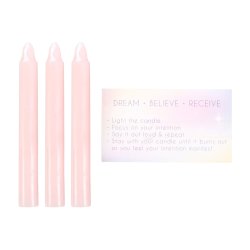 Manifestation Spell Candles - �ske med 3 stk.