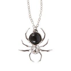 "Spider" Obsidian Halsk�de
