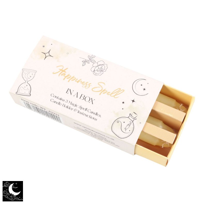 "Magic Spell In a Box" - Happiness Spell Candle 3 stk.