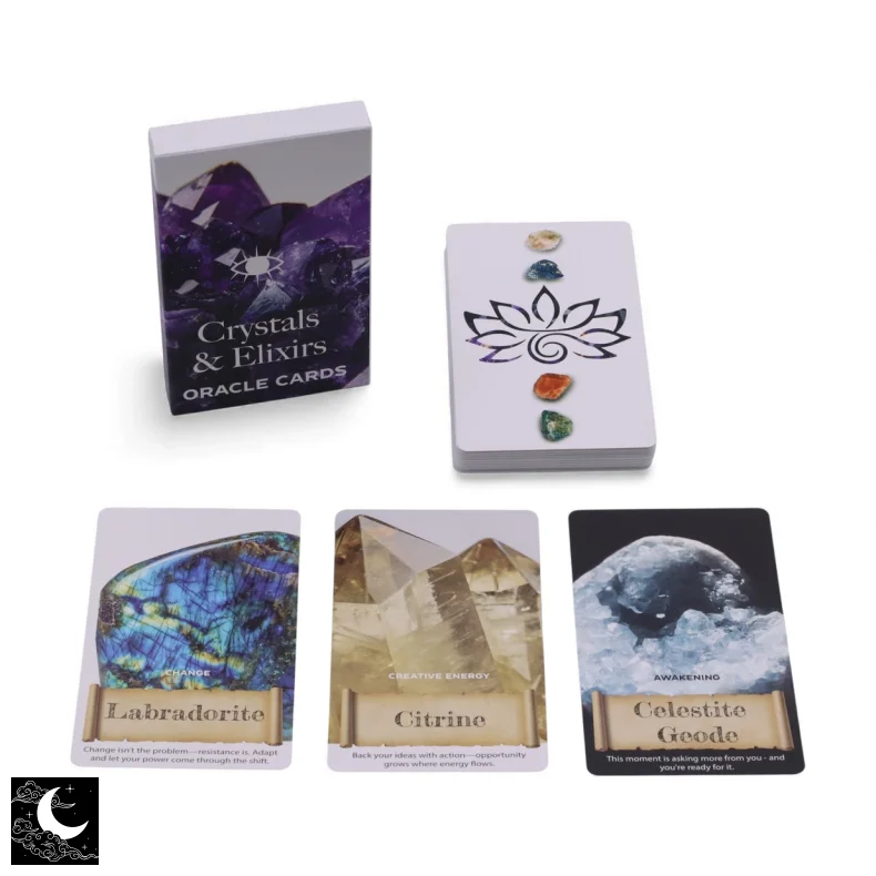 "Crystals &amp; Elixirs" Orakelkort